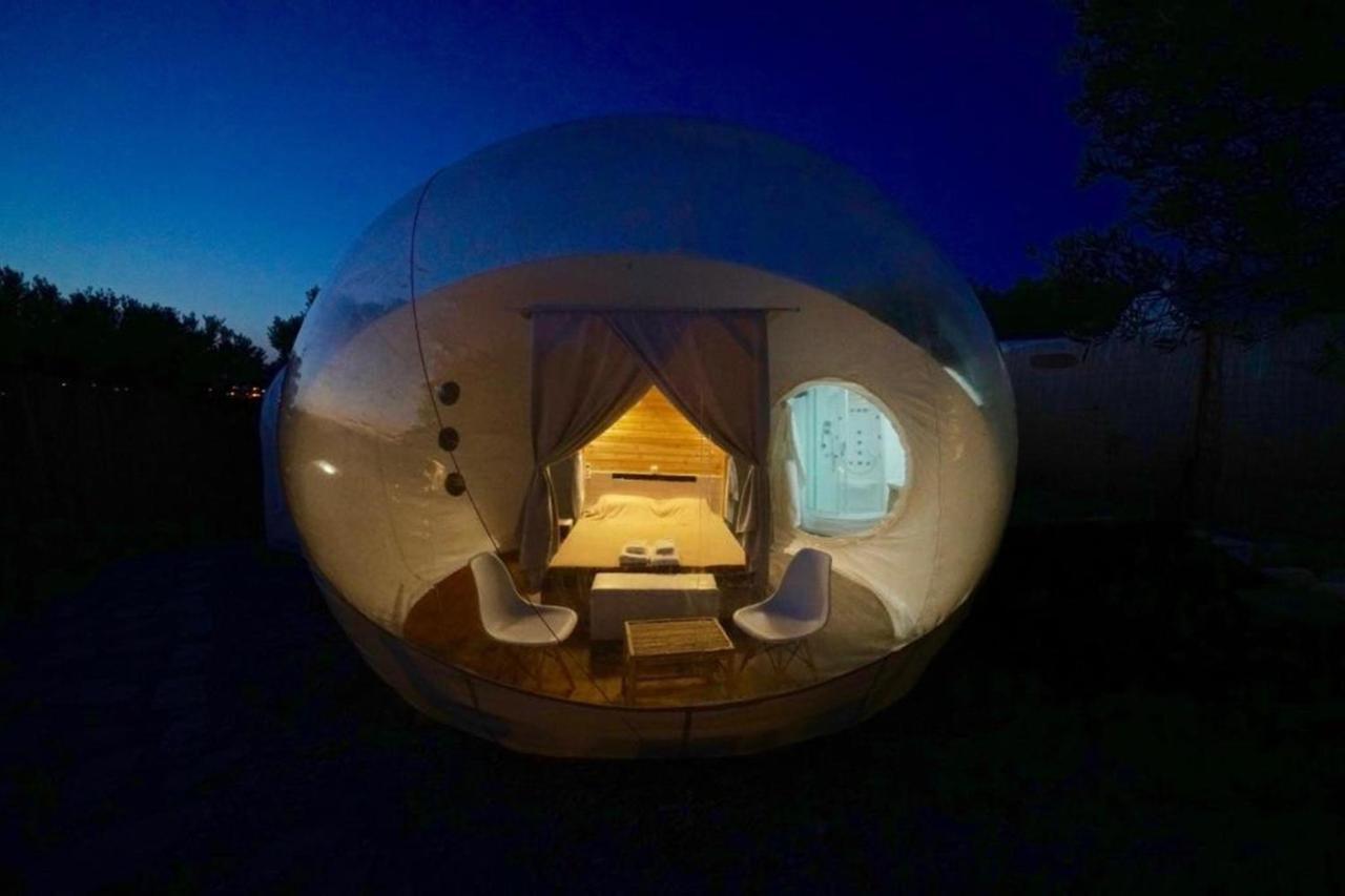 Bubble Tent Hotel Nea Moudania Exterior foto