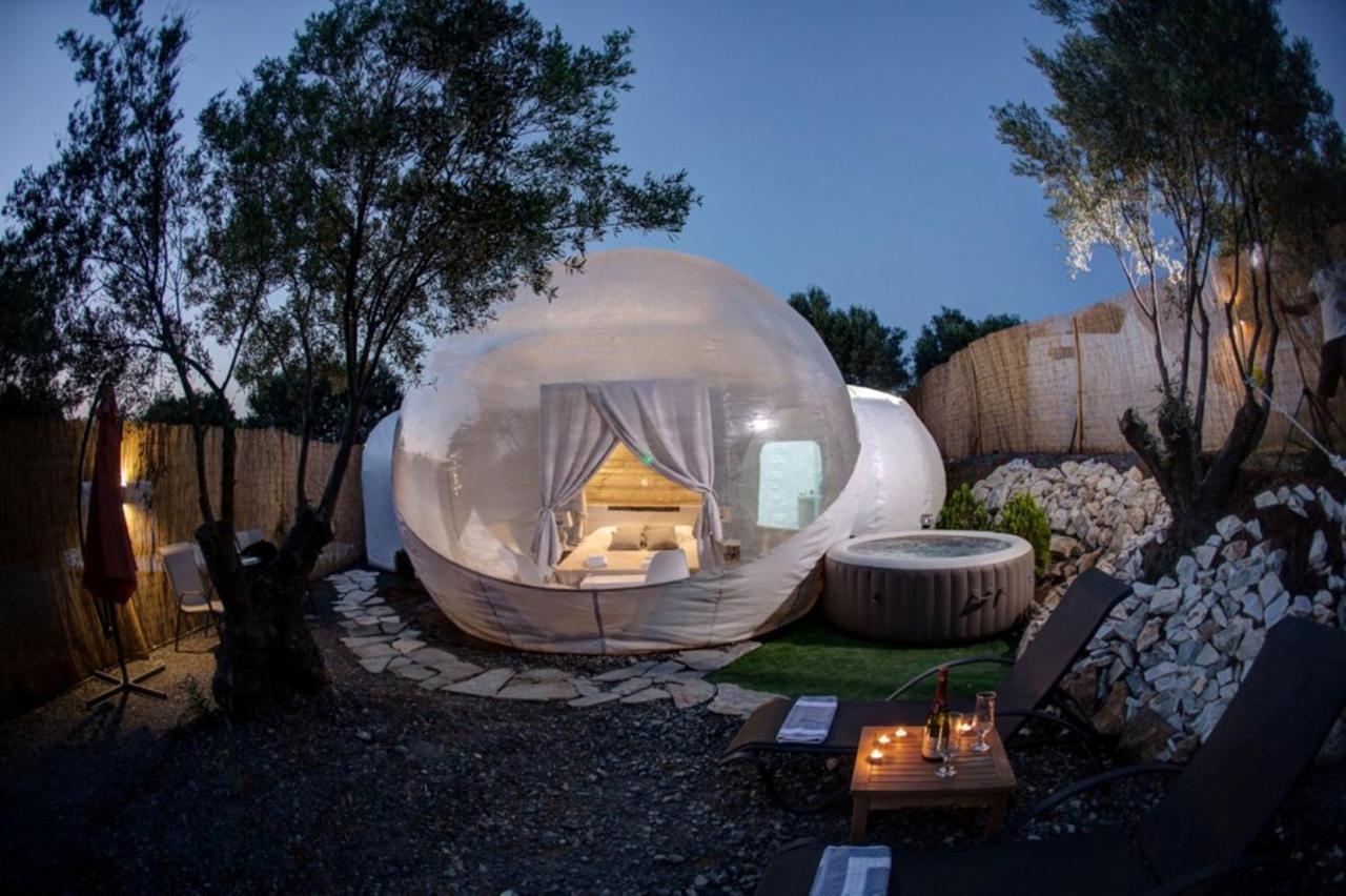 Bubble Tent Hotel Nea Moudania Exterior foto