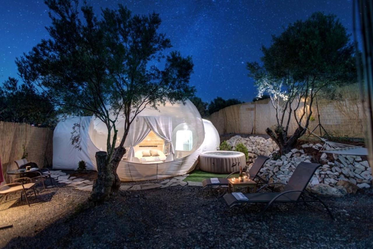 Bubble Tent Hotel Nea Moudania Exterior foto
